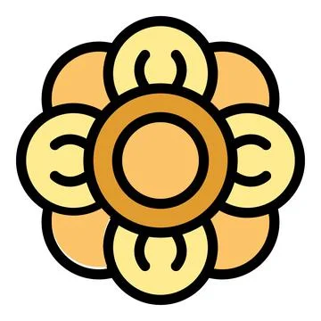 Corpse rafflesia icon vector flat Stock Illustration