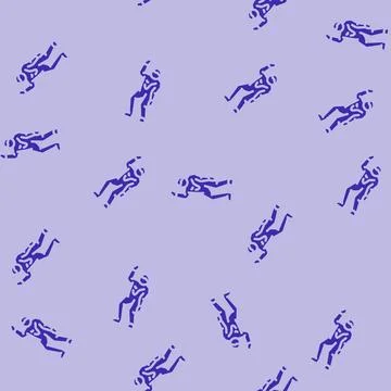 Corpse zombie glyph vector seamless pattern Stock Illustration