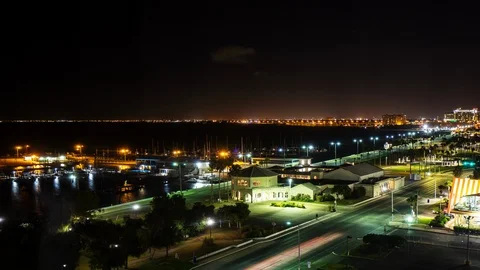 Corpus Christi Night Timelapse 스톡 동영상 115848249