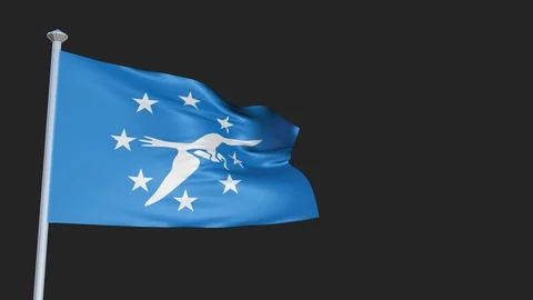 Corpus Christi Texas - Loopable 3D flag animation with Alpha Channel and Tran 스톡 동영상 90970613