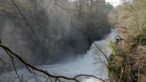 Corra Linn, Falls of Clyde Stock-Footage 171775982