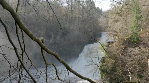 Corra Linn, Falls of Clyde Stock-Footage 171775985