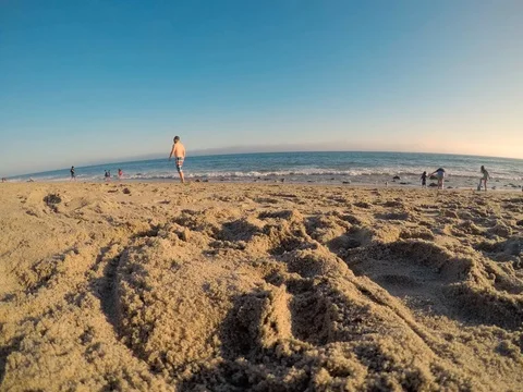 Corral beach Timelapse Stock Footage 74253380