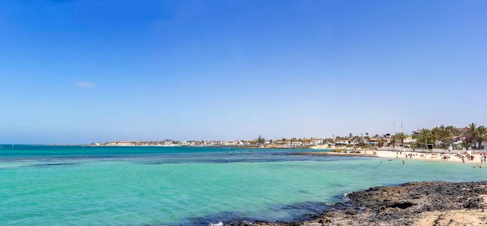 Corralejo beach Stock Photos