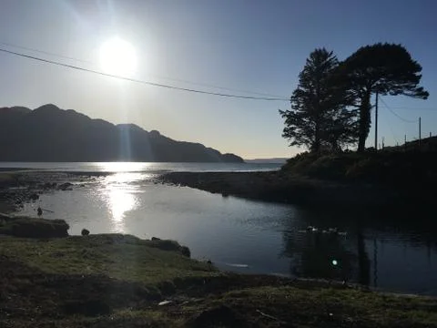 Corran by Arnisdale Foto stock