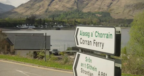 Corran Ferry to Ardgour: A Close-up Transition Shot Captured on Sony FX6" Stock-Footage 239778027