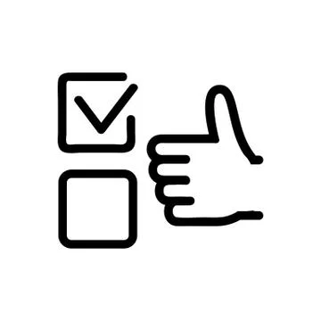 The correct answer is the icon vector. Isolated contour symbol illustration Stockillustratie