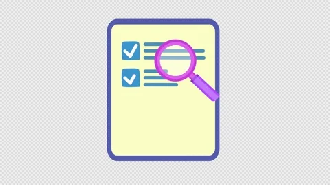 Correct check mark on final task review ... | Stock Video | Pond5