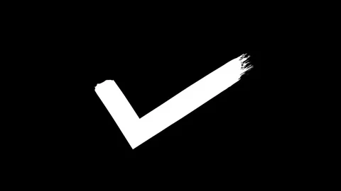 Correct check mark symbol Animation. Video stock 336627851