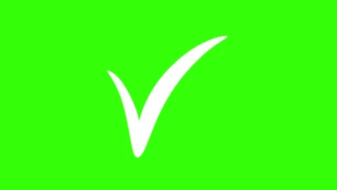 Correct check mark symbol Animation. Vídeos de archivo 336628545