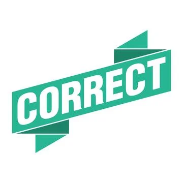 Correct Letter Rubber Stamp Template Design Stock Illustration