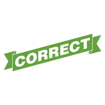 Correct Letter Rubber Stamp Template Design Stock Illustration