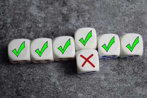 To correct a mistake. Recognize the error and correct the mistake. Foto stock