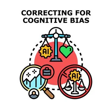 Correcting cognitive bias evaluating artificial intelligence decisions 스톡 일러스트