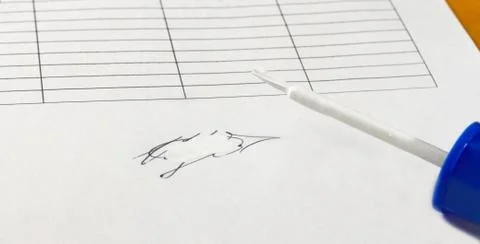 Correction of error Stock Photos