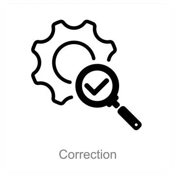 Correction Stock Illustration