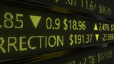 Correction light panel loop Stock Market. Business and marketing. Video stock 291278787