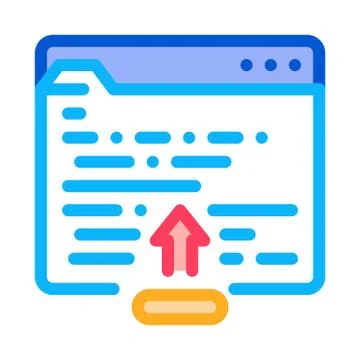 Correction of mistakes in text icon vector outline illustration Illustrazione stock