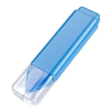 Correction Pen, 3D rendering Stock Illustration