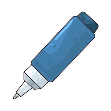 Correction Pen illustration Stock Illustration