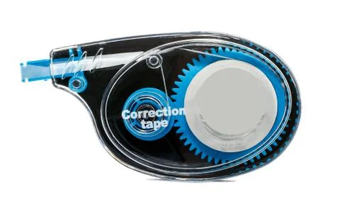 Correction tape close up Stock Photos