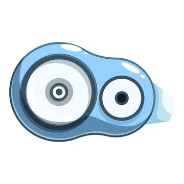 Correction tape dispenser applying adhesive for fixing errors Stock Illustration