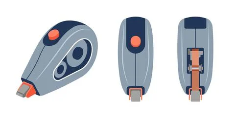 Correction Tape Dispenser 스톡 일러스트