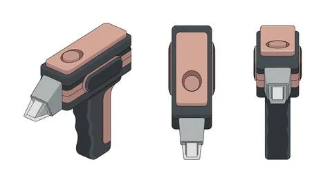 Correction Tape Dispenser 스톡 일러스트