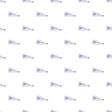 Correction tape dispensers repeating pattern on white background Stock Illustration