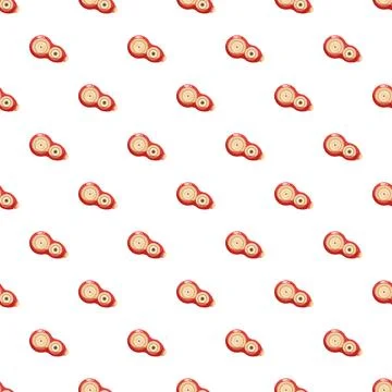 Correction tape tools seamless pattern on white background Stock Illustration