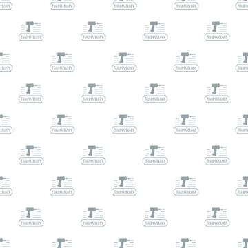 Correction traumatology pattern vector seamless Stock Illustration