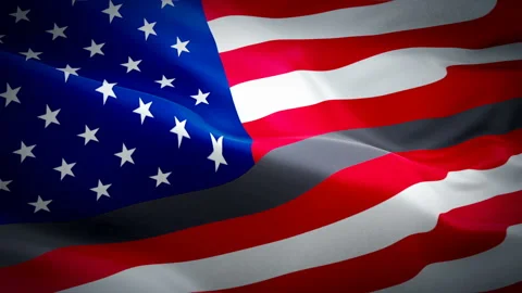 Corrections enforcement Flag Wave Loop waving in wind. Thin Grey Line Flag Stock Footage 106058890