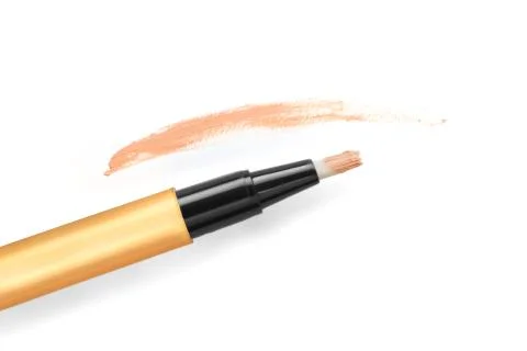 Corrective concealer isolated on white Stock-Fotos