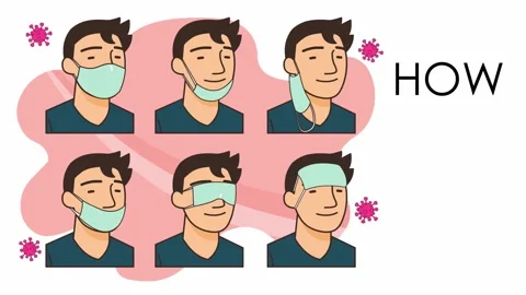 CorrectWayMask01 VIDEO 스톡 동영상 132424824