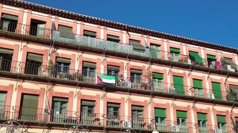 Corredera Square (Plaza de la Corredera) in Córdoba, Spain Video stock 296195536