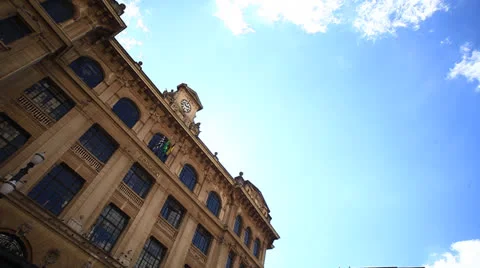 Correios Building in Sao Paulo Stock Footage 25532012