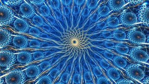 Correlation of multiverse abstract background Illustrazione stock