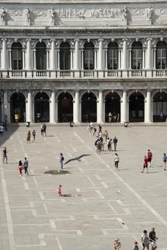 The Correr Museum, elevation in Piazza San Marco, city of Venice, Italy, Euro Stock-Fotos