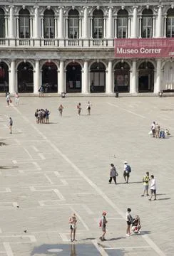 The Correr Museum, elevation in Piazza San Marco, city of Venice, Italy, Euro Stock-Fotos