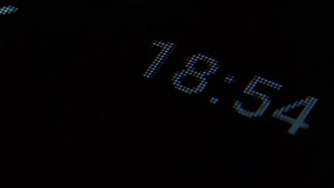 Correspondence in the chat of people, the Internet space. Text from pixels Stock-Footage 137855548