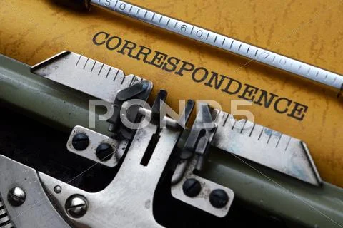 Correspondence concept Stock Photos
