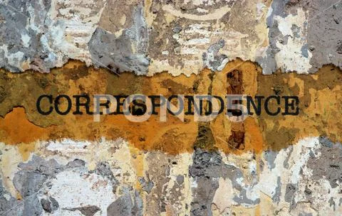 Correspondence grunge Stock Photos