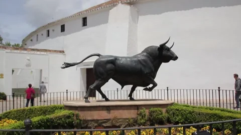 Corrida of Ronda Stock Footage 136578374