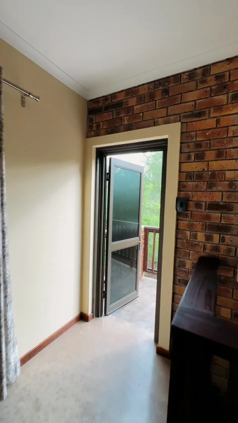 Corridor with access to the terrace Stock Footage 325452312