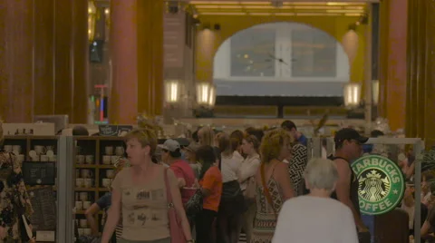 The corridor of Arcade des Champs-Elysees on Avenue des Champs-Elysees, Paris Stock Footage 56324053
