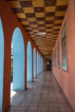 Corridor arches Stock Photos