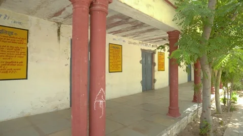 Corridor with Height Scale and Pledge Stock Footage 324910573