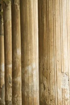 Corridor in the Herculaneum Stock Photos