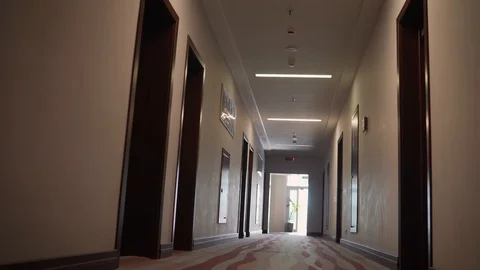 Corridor in the hotel. Video stock 119406175
