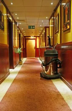 Corridor of the hotel Stock-Fotos